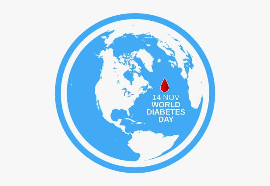 Diabetes Awareness Month - White And Grey Globe, Transparent Clipart