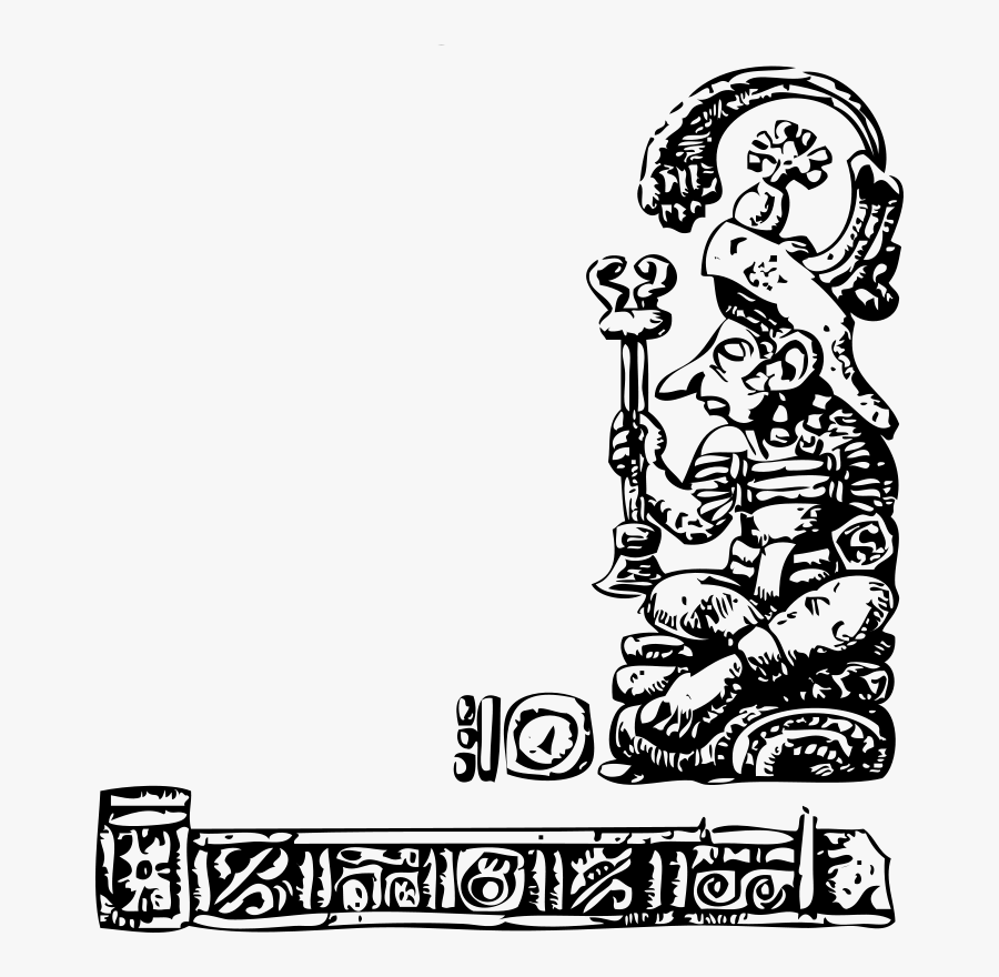 Mayan Relief - Mayan Vector, Transparent Clipart