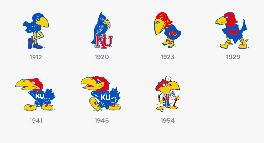 Old Jayhawk Logos , Free Transparent Clipart - ClipartKey