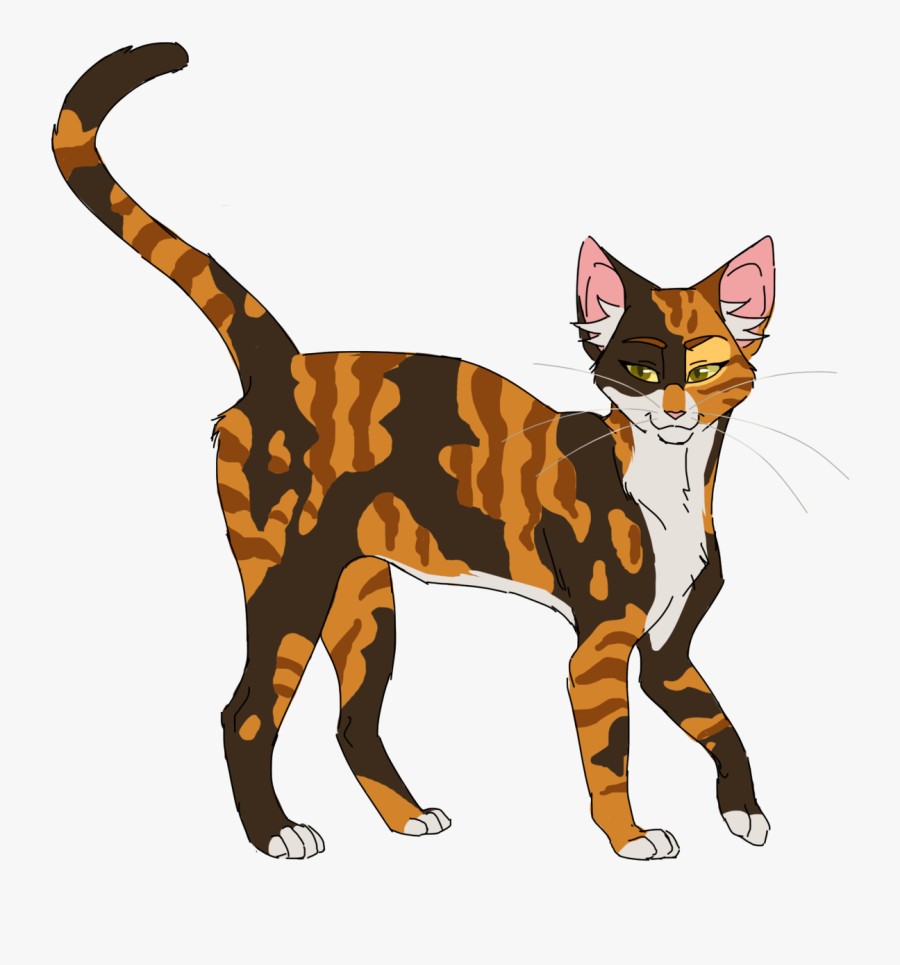 Feline Clipart Cat Design - Spotted Leaf Warrior Cats, Transparent Clipart