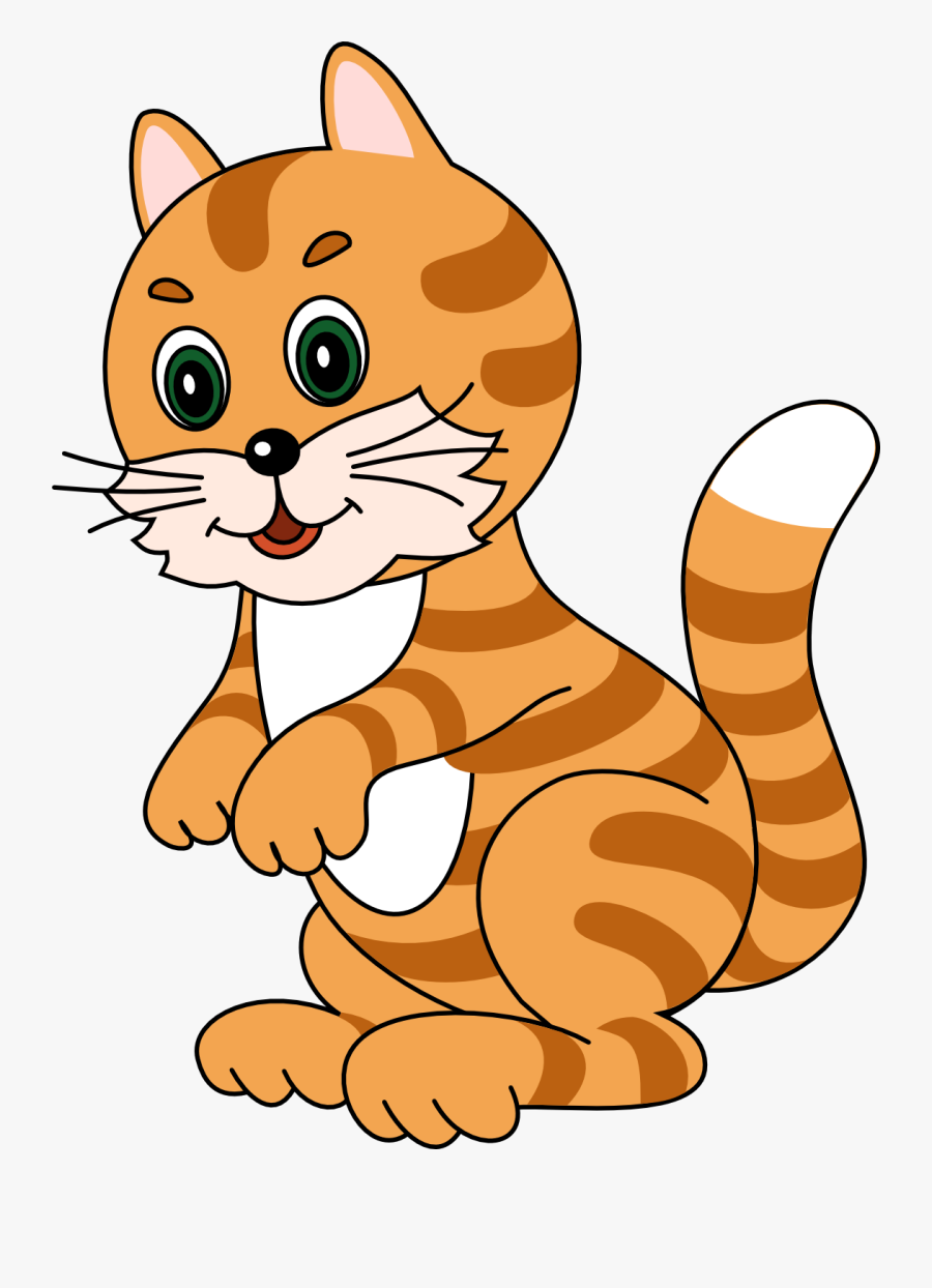 Feline Clipart Barn Cat - Dibujos Animales Domesticos, Transparent Clipart