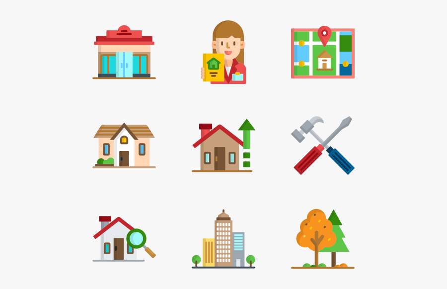 Icons Free Real Estate - Icon Png Real Estate Free, Transparent Clipart