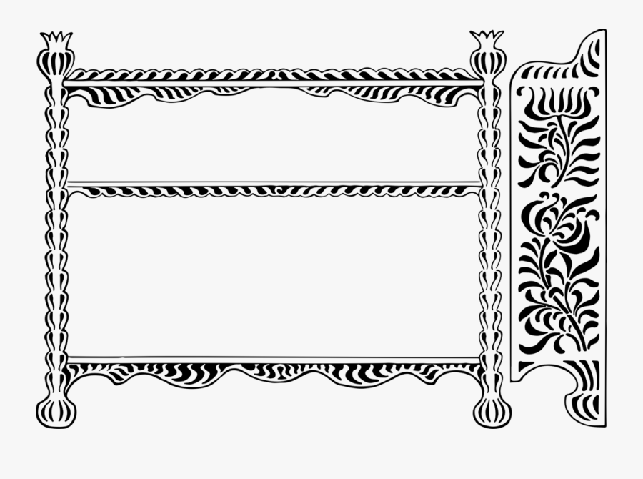 Picture Frame,visual Arts,line Art - Line Art, Transparent Clipart