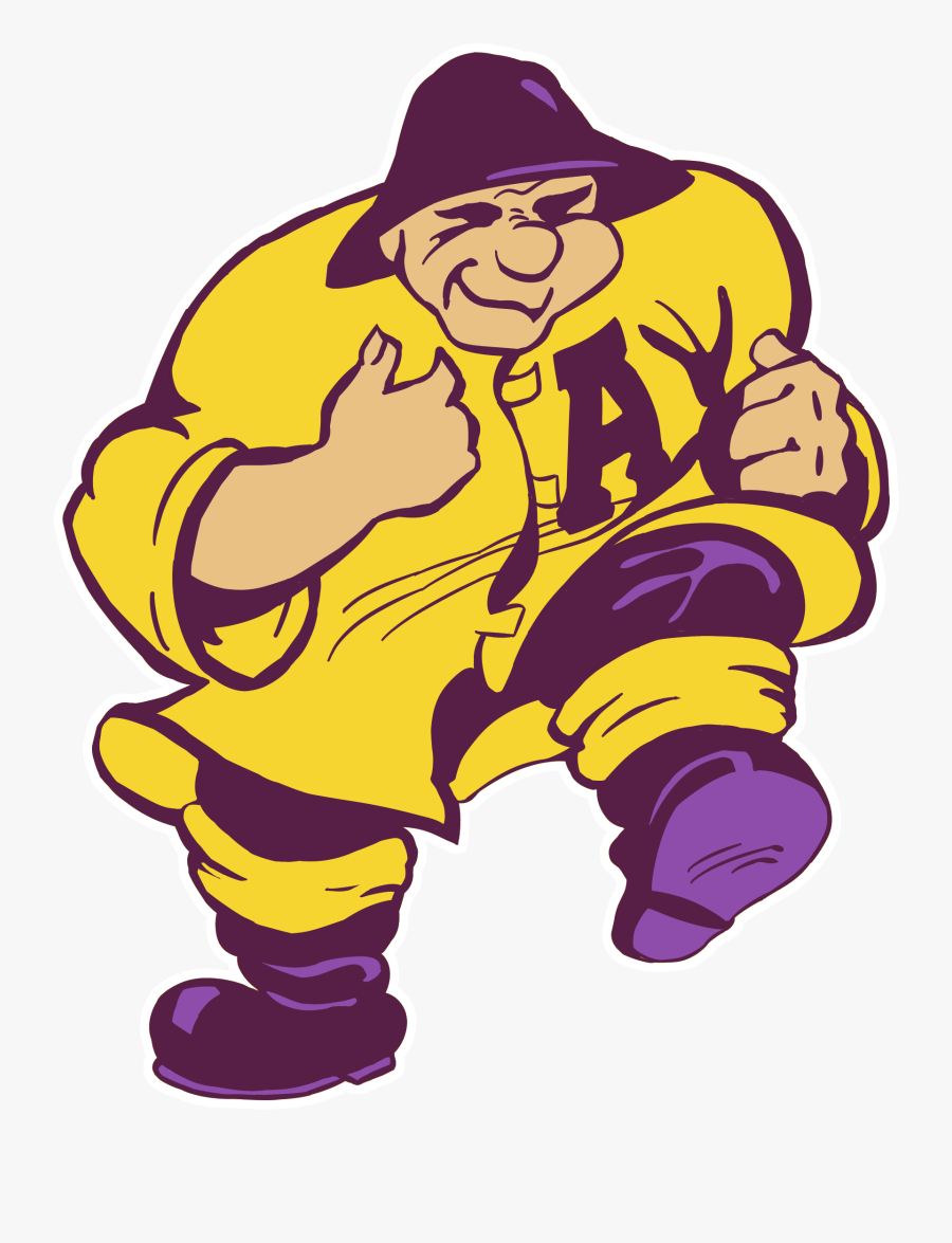 Fisherman Mascot Logo - Astoria High School, Transparent Clipart