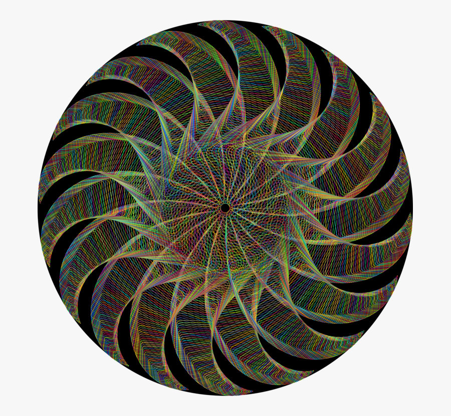 Symmetry,spiral,sphere - Circle, Transparent Clipart