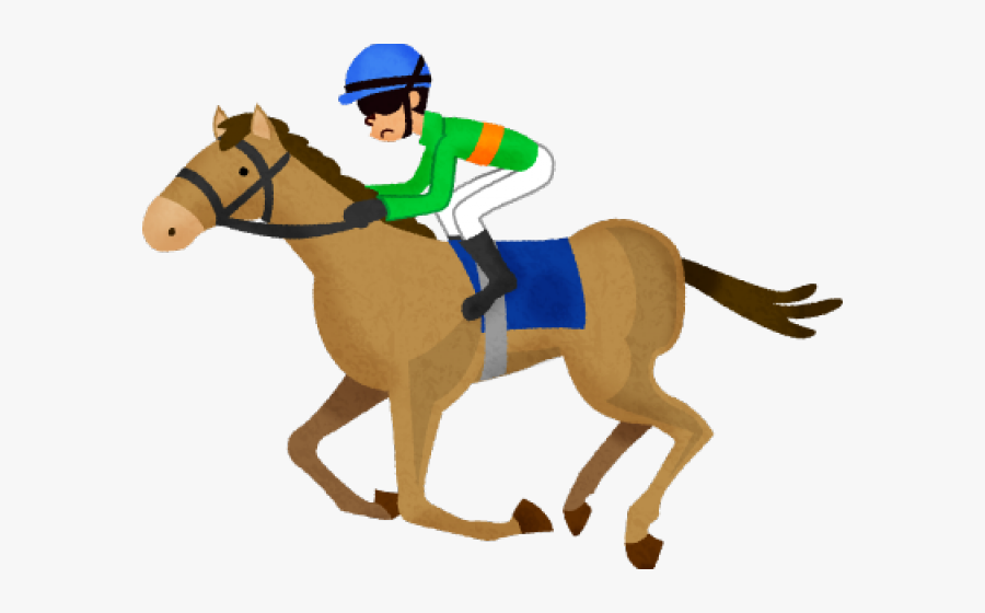 Horse Racing Clipart English - Dibujo Caballo De Carrera, Transparent Clipart