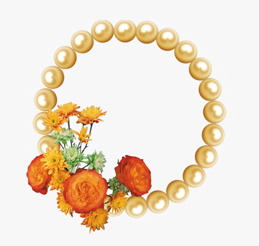 Orange Roses Frames - Garden Roses, Transparent Clipart