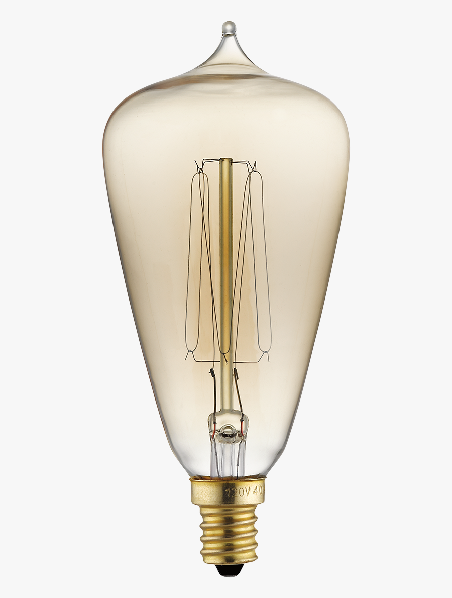 Kichler 40w Edison Light Bulb , Png Download - Hot Air Balloon, Transparent Clipart