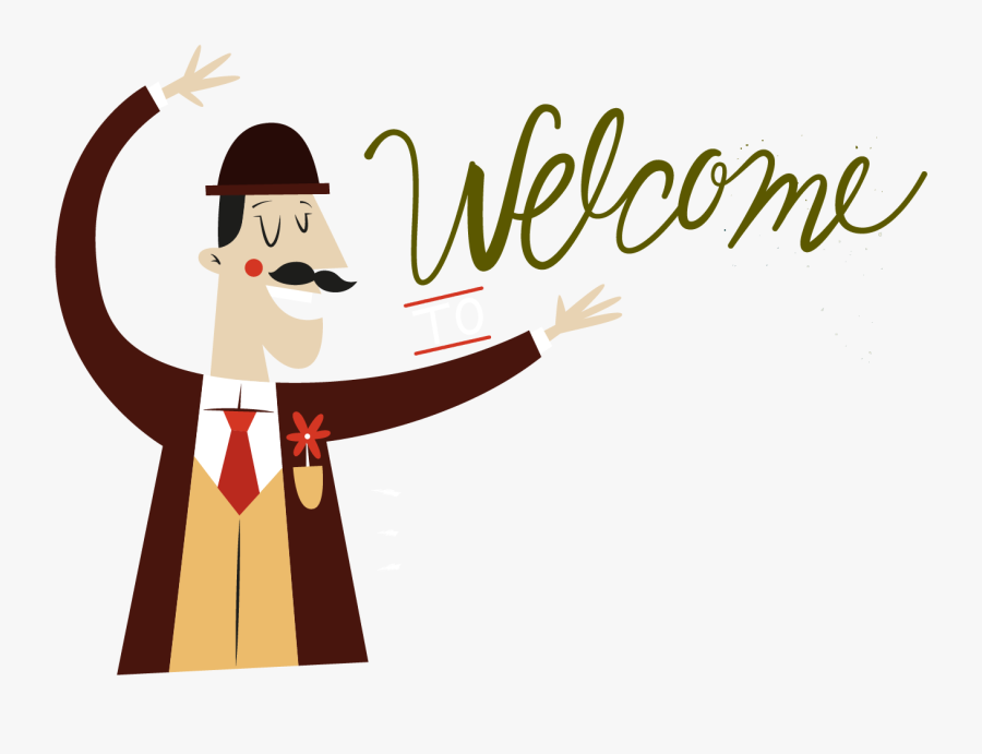 Cartoon Welcome Gestures Png Download - Welcome Cartoon Png , Free ...