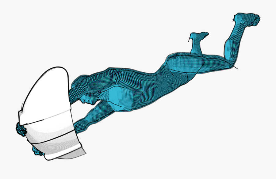 Peraya Diving Sled Motion - Illustration, Transparent Clipart