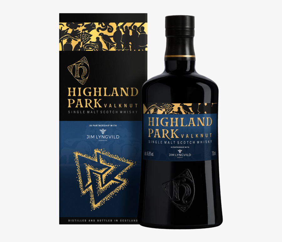Highland Park Valknut Single Malt Scotch Whiskey, Transparent Clipart