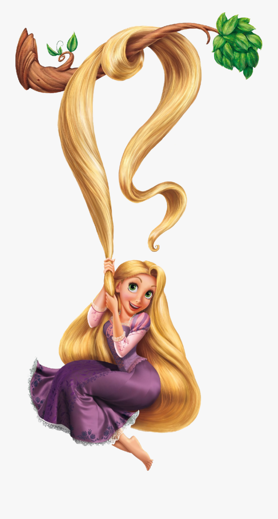 Tangled Rapunzel Flynn Rider Gothel Ariel - Disney Rapunzel Png, Transparent Clipart