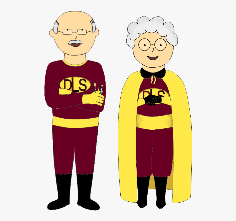 Grand Parents Super Héros, Transparent Clipart