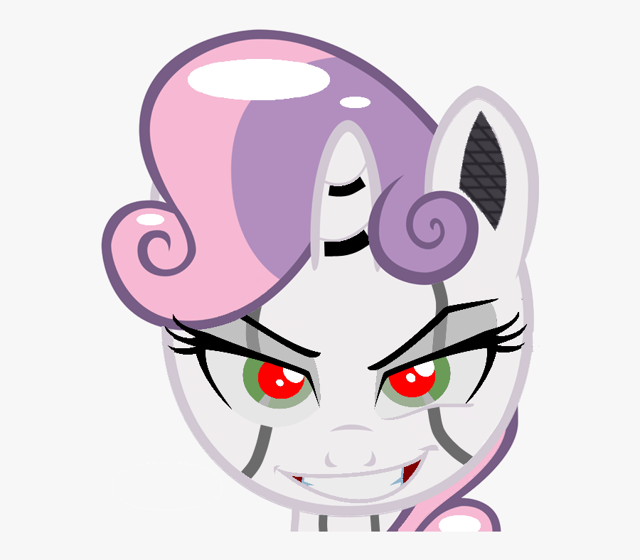 Mlp Sweetie Belle Evil, Transparent Clipart