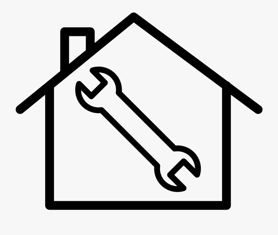 Home Repair Symbol - Home Repair Icon, Transparent Clipart