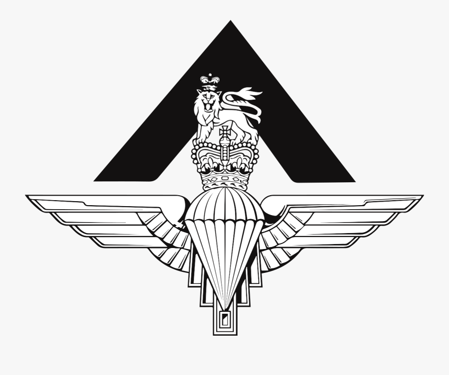 Parachute Regiment Cap Badge, Transparent Clipart