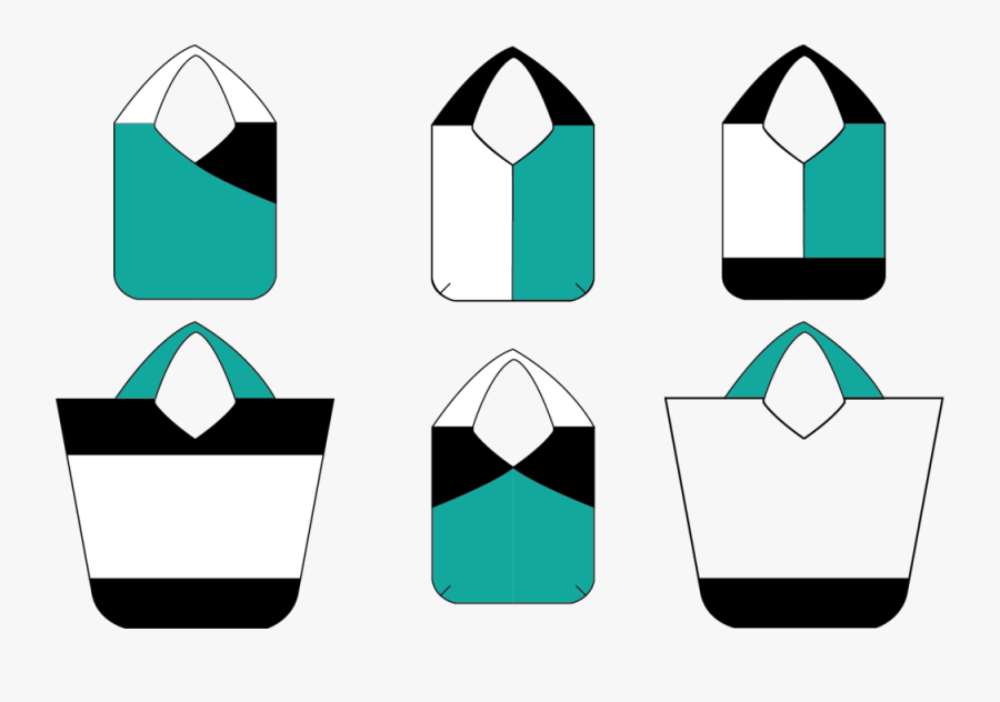 New Tote On The Block Pdf Sewing Pattern Clipart ,, Transparent Clipart