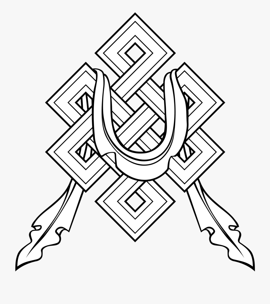 Buddhist Endless Knot, Transparent Clipart