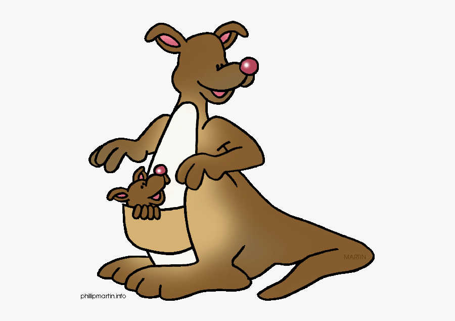 Clip Art Kangaroo Clipart Image - Australia Map With Kangaroo, Transparent Clipart