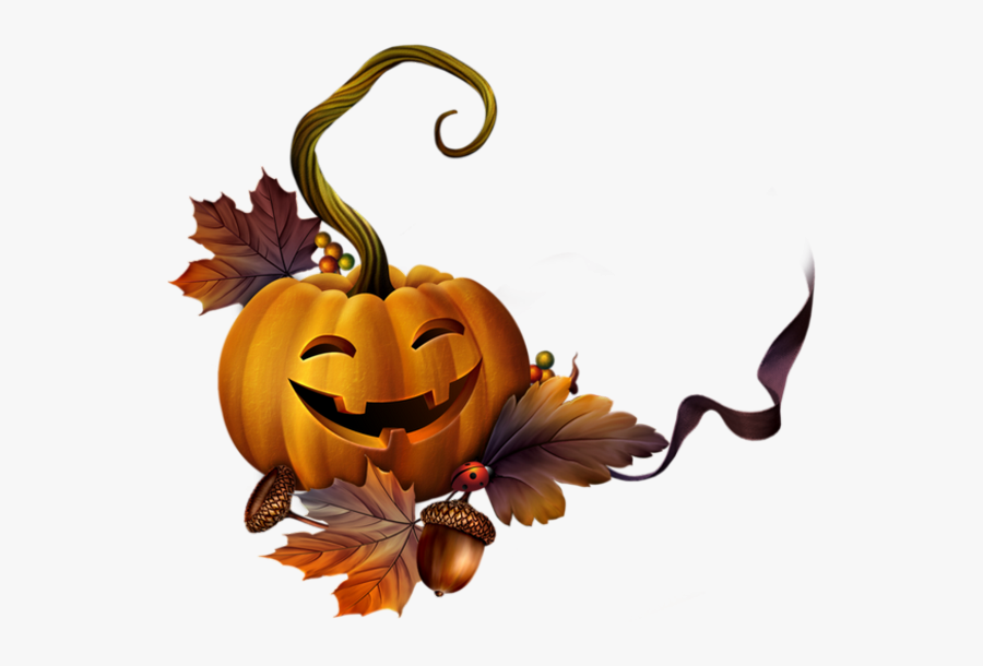 Pumpkin Cluster Clipart - Halloween Frames Tubes Png, Transparent Clipart