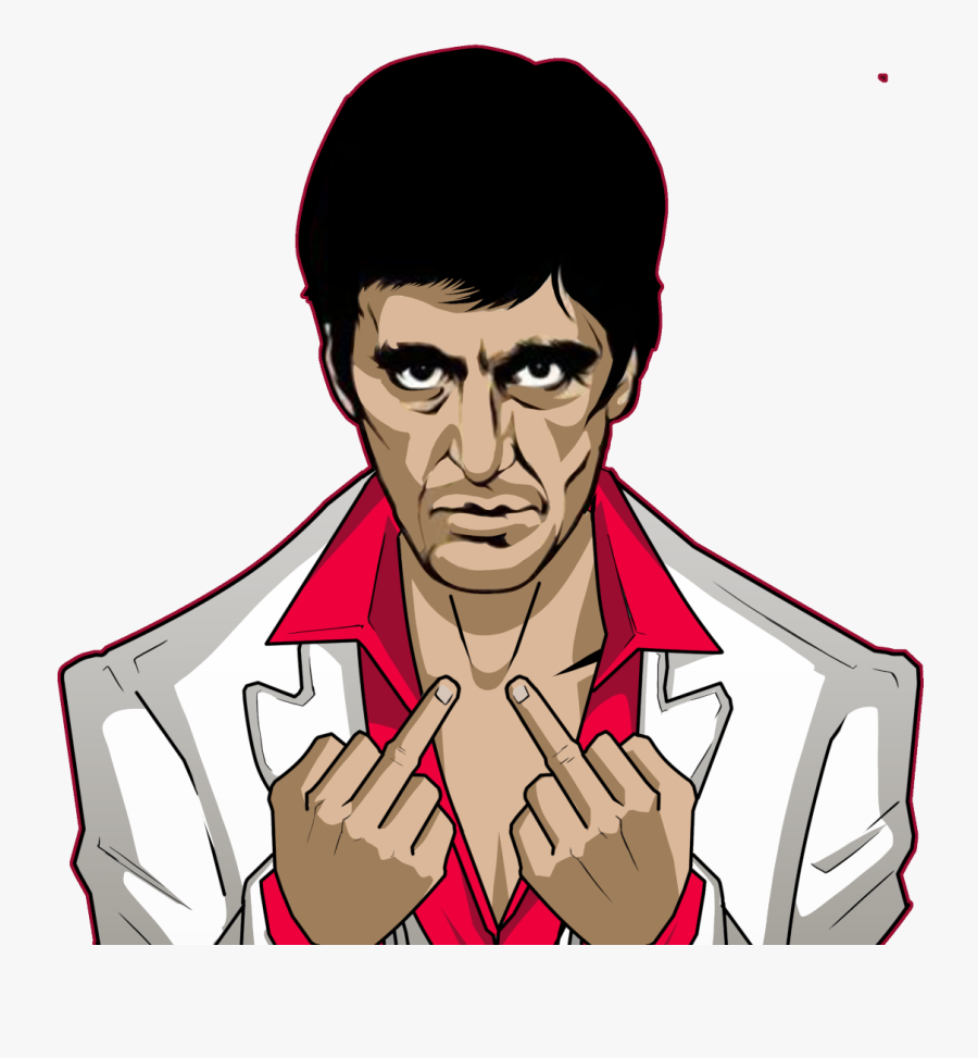 Scarface Png Page - Cartoon, Transparent Clipart