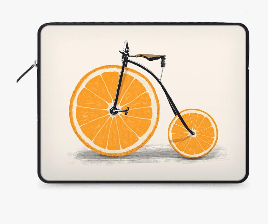 Orange Fruit Bicycle, Transparent Clipart
