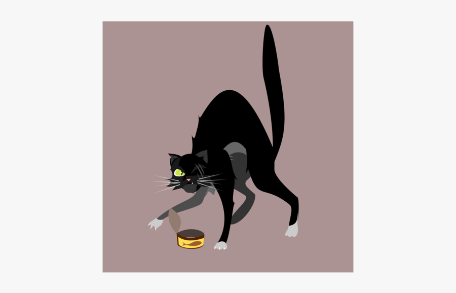 Paw,small To Medium Sized Cats,vertebrate - Cat, Transparent Clipart