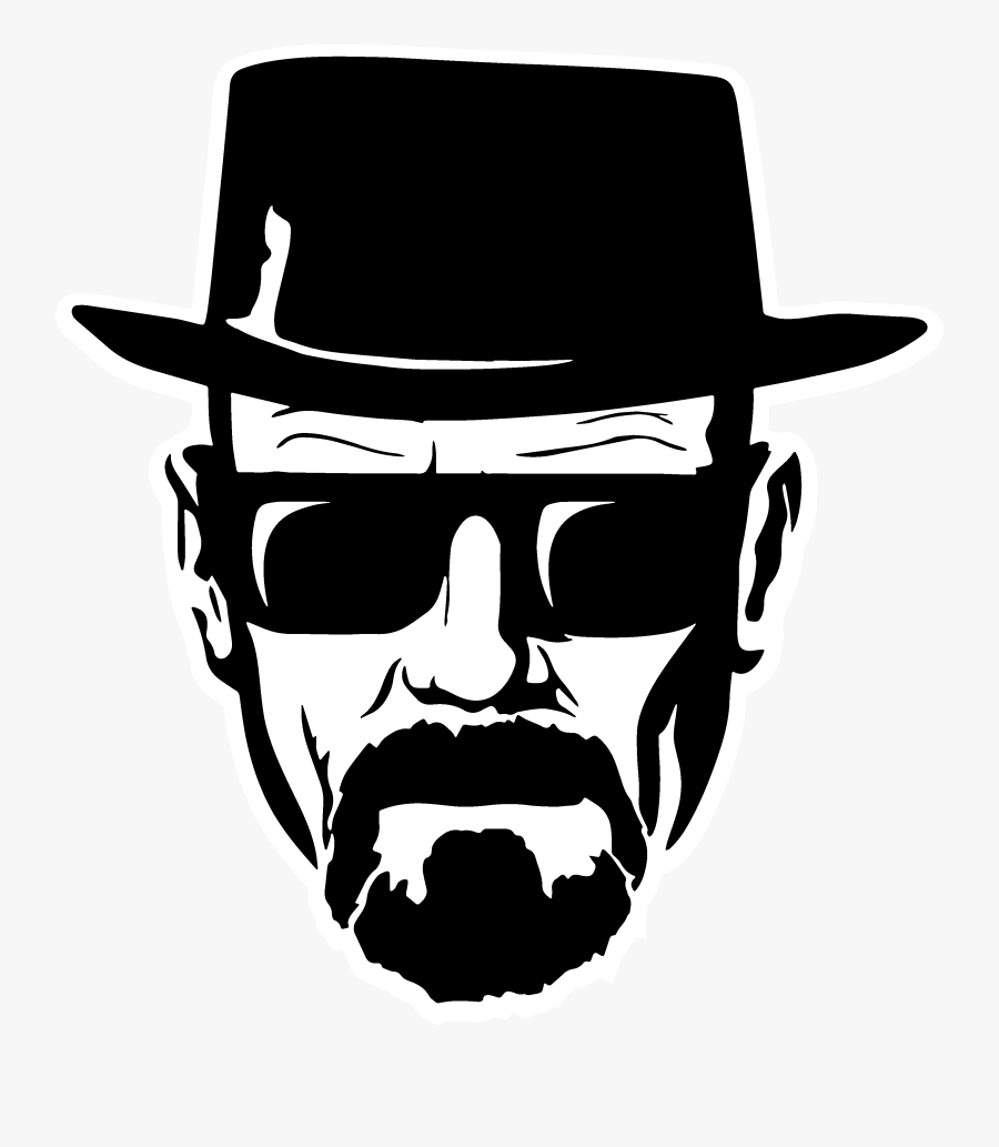 Heisenberg Drawing Breaking Bad - Heisenberg Breaking Bad Logo, Transparent Clipart