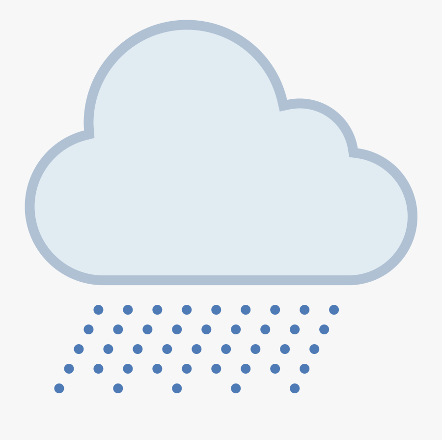 Torrential Rain Icon - Heart, Transparent Clipart