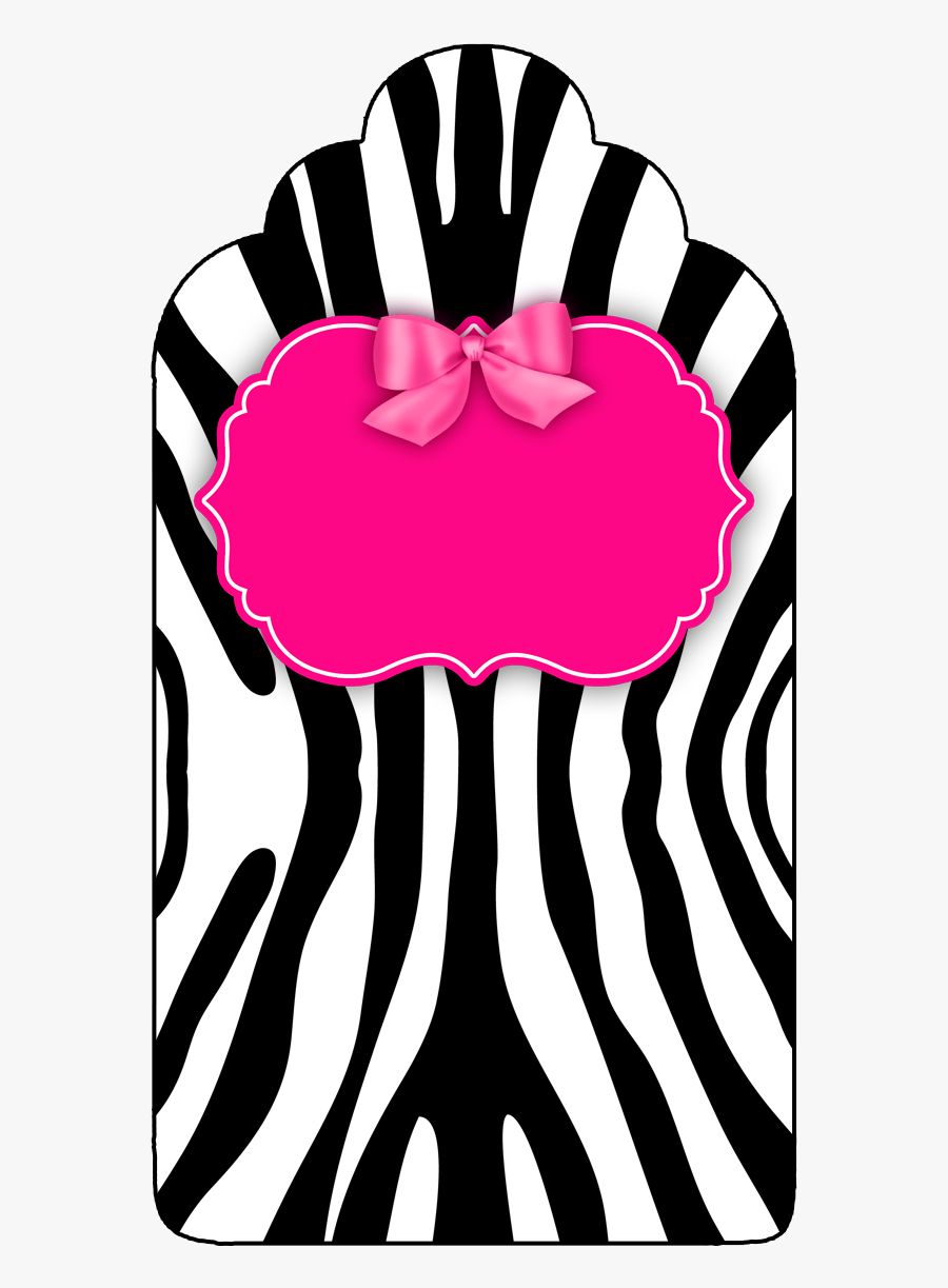 Transparent Pink Zebra Clipart - Tag De Zebra, Transparent Clipart