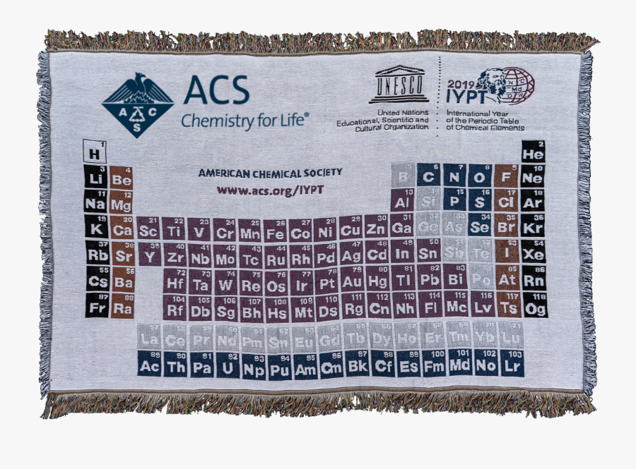 american-chemical-society-periodic-table-blanket-free-transparent