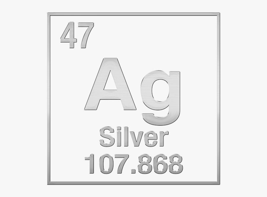 Clip Art Of Elements Silver Kids - Ag Symbol Silver, Transparent Clipart
