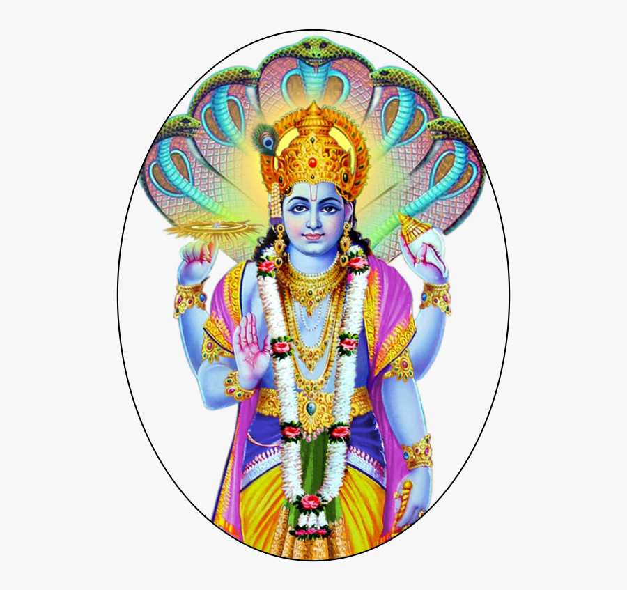 Transparent Lord Png - Vishnu Bhagwan Images Hd, Transparent Clipart
