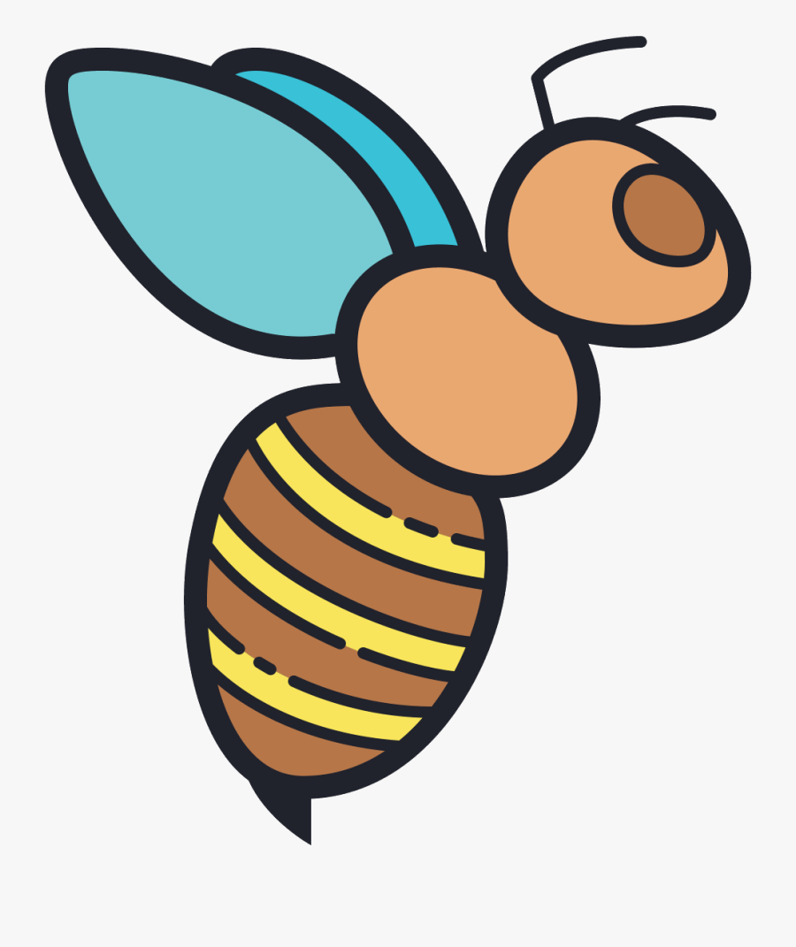 The Icon Is Depicting A Bee, Transparent Clipart