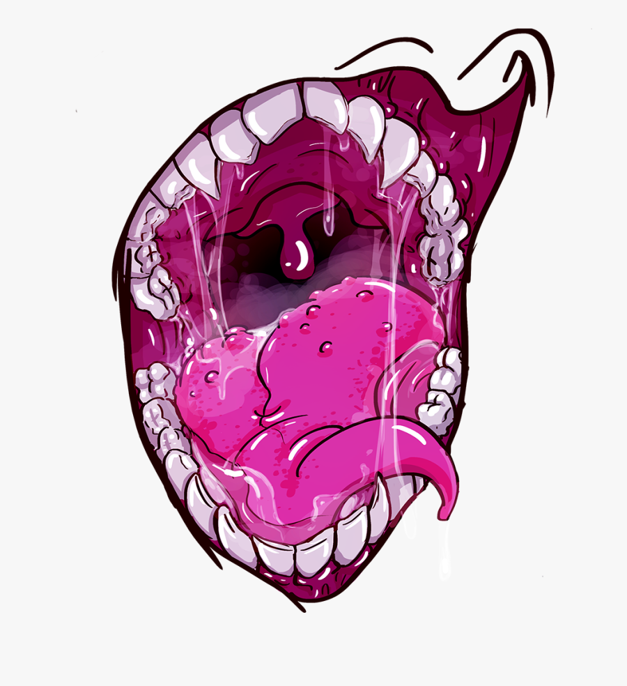 Spit And Slobber - Illustration, Transparent Clipart