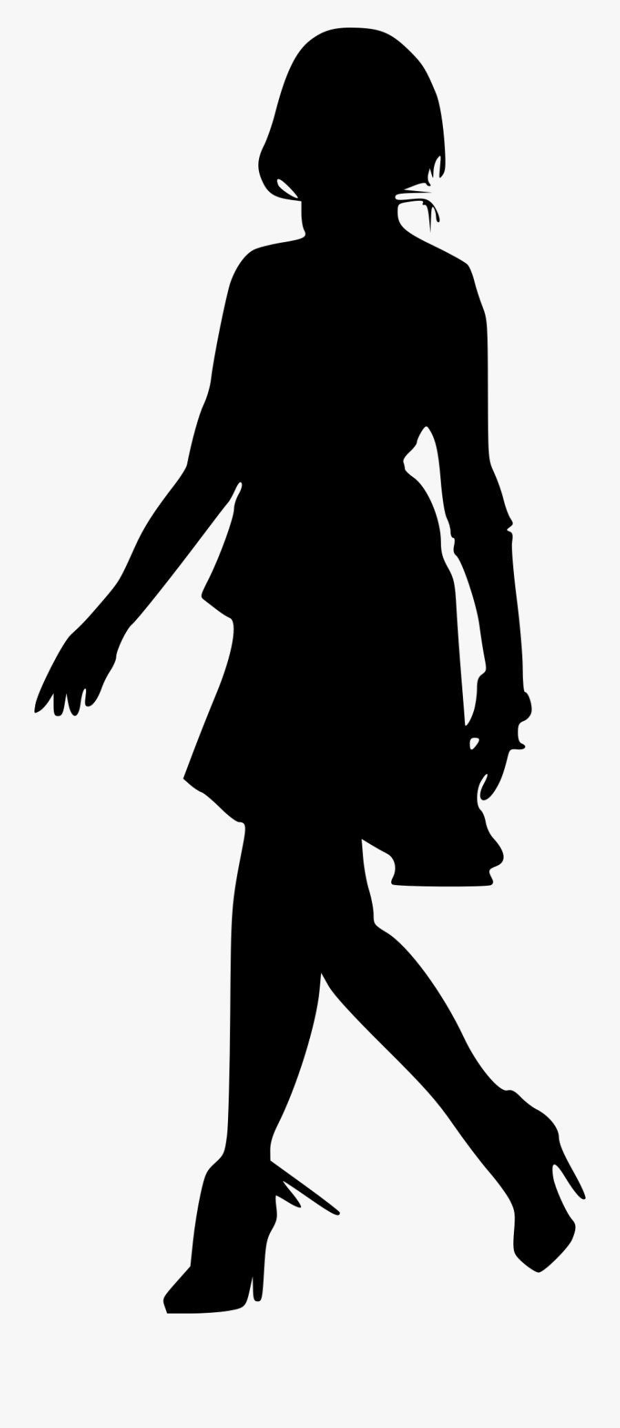 Christian Women S Walk File Png - Black Woman Walking Silhouette , Free ...