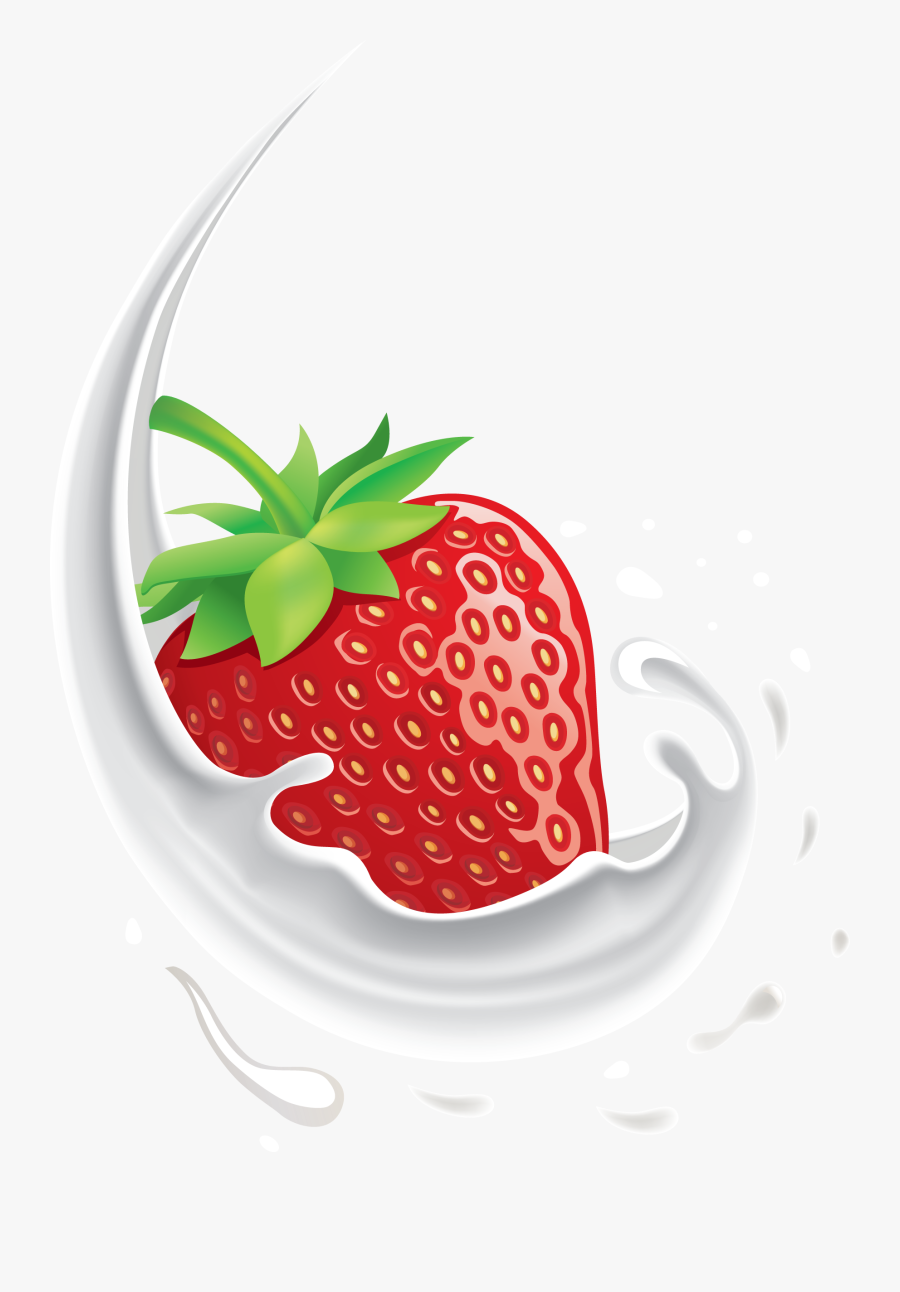 Strawberries Clipart Strawberry Juice, Transparent Clipart