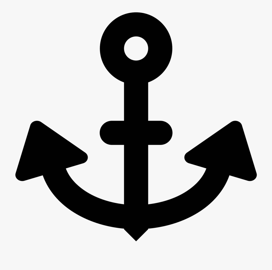 Transparent Anchor Vector Png - Old School Anchor Tattoo Vector, Transparent Clipart