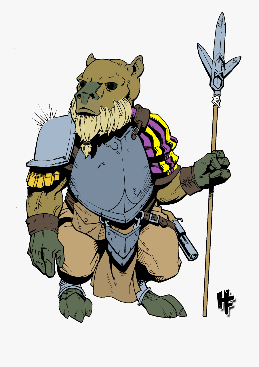 Capybara Warrior, Transparent Clipart