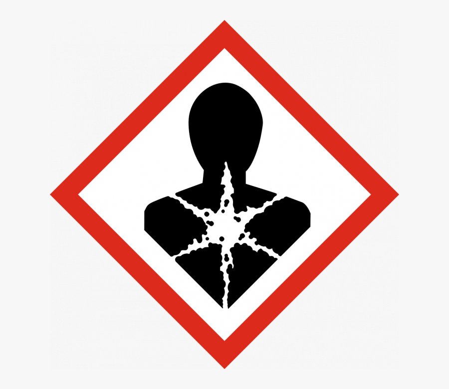 Carcinogen Symbol - Flammable Ghs Pictogram, Transparent Clipart