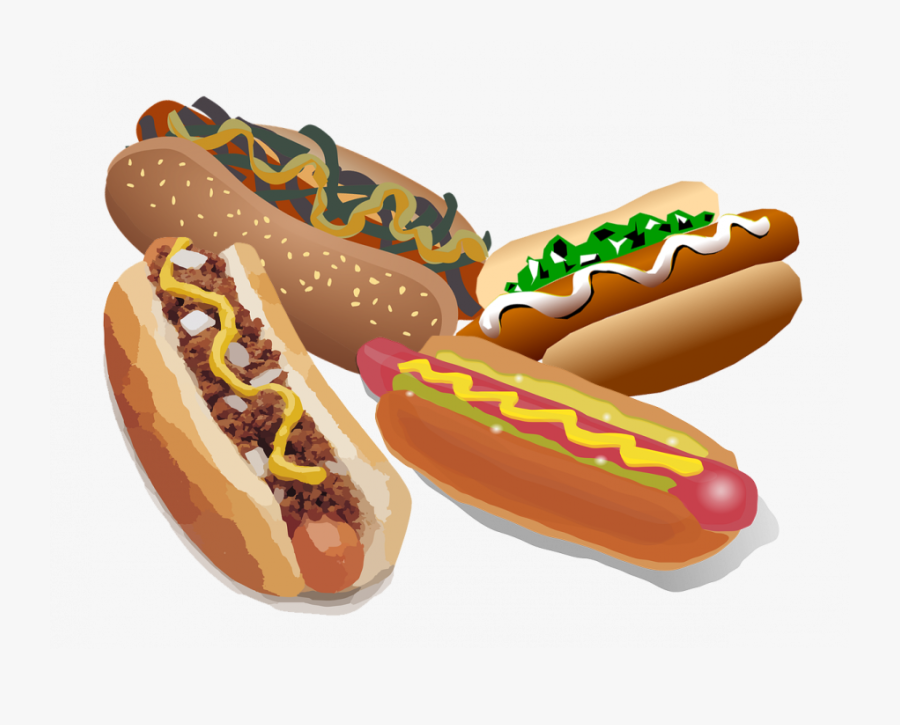 Chili Beans Hot Dog, Transparent Clipart