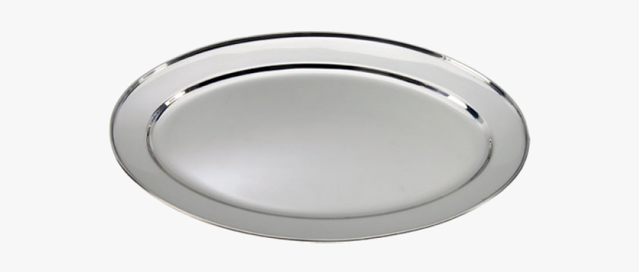 Oval Tray Stainless Steel, Transparent Clipart