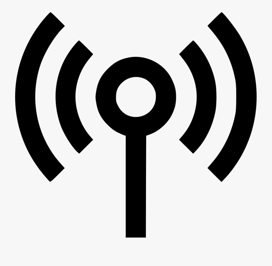 Antena Wifi Signal Waves Wireless Svg Png Icon Free - Antena Icon, Transparent Clipart