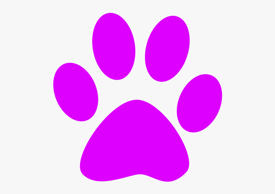 Colorful Paw Print Clipart, Transparent Clipart