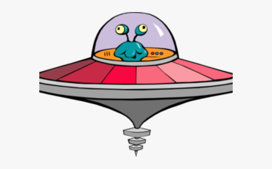 Spaceship Clipart Alian - Alien In Spaceship Png, Transparent Clipart