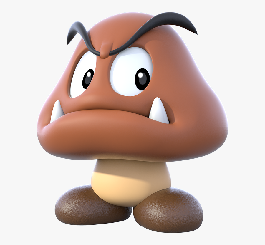 Clip Art Brown Mushroom From Mario - Super Mario Characters Png , Free