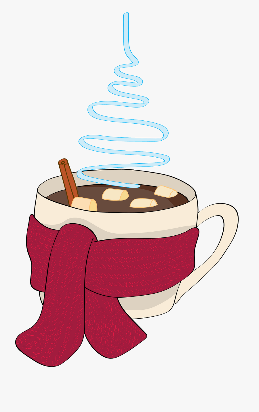 Christmas Hot Drink Vector Png, Transparent Clipart