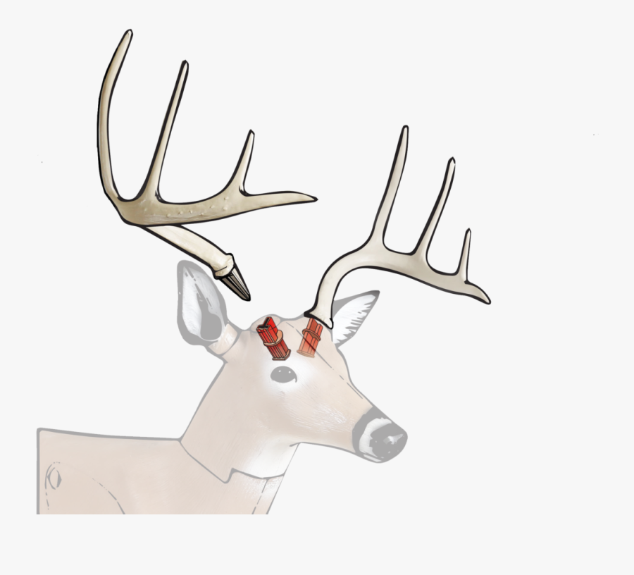 Transparent Reindeer Antlers Png - Reindeer, Transparent Clipart