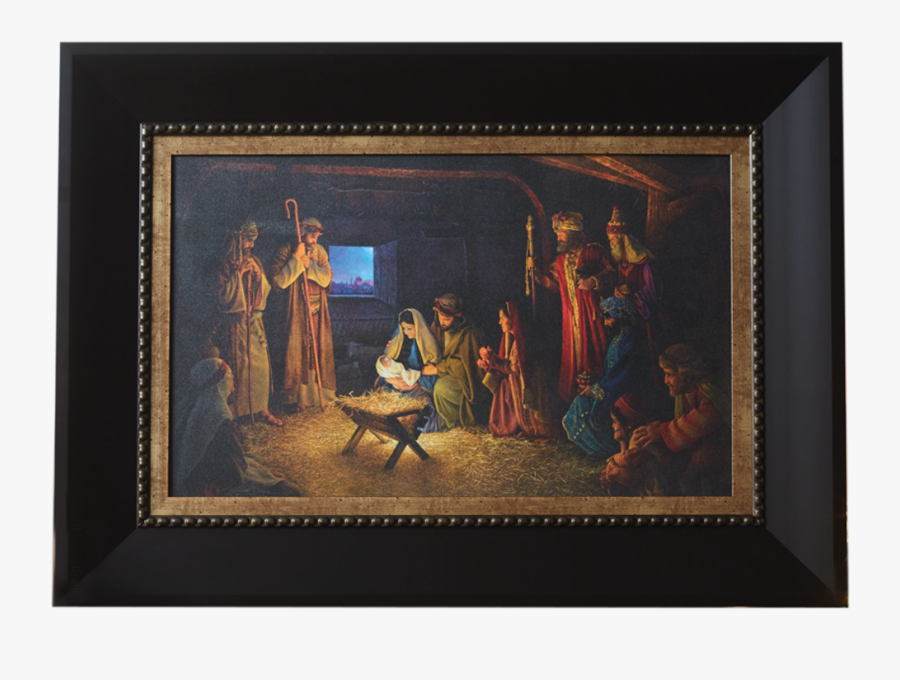 Amazing Black Friday Deals From Deseret Book - Famous High Resolution Nativity Scene Painting, Transparent Clipart