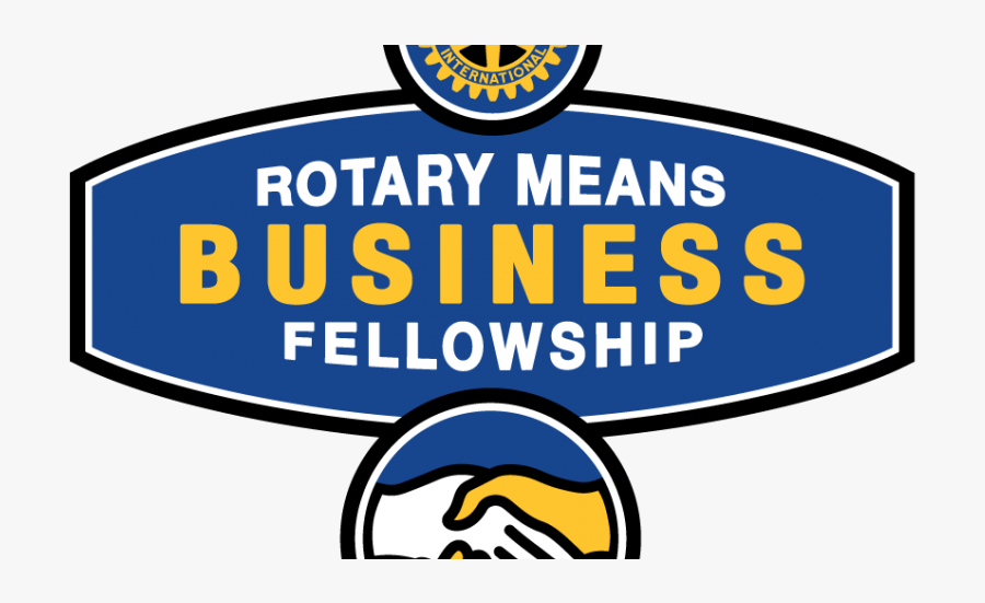 Businessman Clipart Fellowship - Rotary Means Business Logo, Transparent Clipart